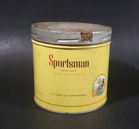 1960s Sportsman Extra Mild Cigarette Tobacco Tin w/ Imperial Lid - Treasure Valley Antiques & Collectibles
