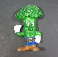 Vintage Green Broccoli Man Vegetable Character in Blue Pants Fridge Magnet - Treasure Valley Antiques & Collectibles