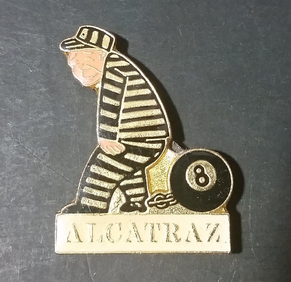 Vintage Alcatraz Prison Inmate Prisoner (Eight) 8 Ball and Chain Souvenir Fridge Magnet - Treasure Valley Antiques & Collectibles