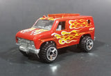 2009 Hot Wheels 1977 Baja Breaker Ford Econoline Van Metalflake Red Die Cast Toy Vehicle