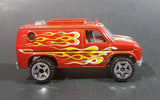 2009 Hot Wheels 1977 Baja Breaker Ford Econoline Van Metalflake Red Die Cast Toy Vehicle - Treasure Valley Antiques & Collectibles