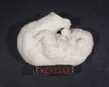 Polar Bear Working Out "Exercise" Fridge Magnet - United Design Corp Noble, OK, USA - Treasure Valley Antiques & Collectibles