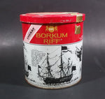 Vintage 1980s Borkum Riff Cherry Liqueur Flavor 12 oz Pipe Tobacco Tin - Empty - Treasure Valley Antiques & Collectibles