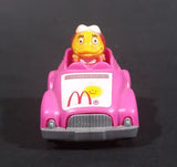 1985 McDonald's Happy Meal Fast Macs Birdie Character Pink Pull Back Toy Car Vehicle - Treasure Valley Antiques & Collectibles