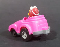 1985 McDonald's Happy Meal Fast Macs Birdie Character Pink Pull Back Toy Car Vehicle - Treasure Valley Antiques & Collectibles