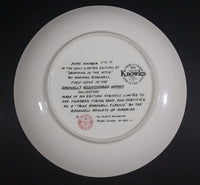 1983 Norman Rockwell Lady "Dreaming In The Attic" Bradex Knowles Collector Plate - Treasure Valley Antiques & Collectibles
