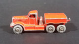 1956 Lesney Moko Prime Mover Orange No. 15a Die Cast Toy Truck Vehicle - Metal Wheels