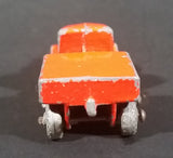 1956 Lesney Moko Prime Mover Orange No. 15a Die Cast Toy Truck Vehicle - Metal Wheels