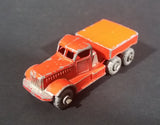 1956 Lesney Moko Prime Mover Orange No. 15a Die Cast Toy Truck Vehicle - Metal Wheels