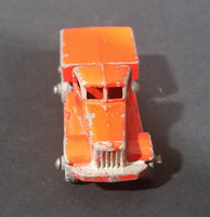 1956 Lesney Moko Prime Mover Orange No. 15a Die Cast Toy Truck Vehicle - Metal Wheels - Treasure Valley Antiques & Collectibles