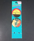 1992 Disney The Lion King Movie Film Fun Button Pin Collector Pack of 2 (Missing the 3rd) - Treasure Valley Antiques & Collectibles