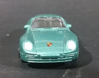 Motor Max Porsche 959 Green Teal Die Cast Toy Car Vehicle - 5 Spoke Wheels - Treasure Valley Antiques & Collectibles