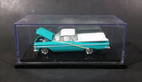 2003 Hot Wheels 1959 Chevrolet El Camino Turquoise & White Die Cast Toy Car In Display Case - Treasure Valley Antiques & Collectibles