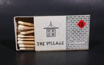 The Village Restaurant Hong Kong Souvenir Promo Wooden Matches Box - Nearly Full - Treasure Valley Antiques & Collectibles