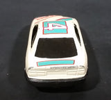 1980s Yatming BMW 850i Tan White Red M-Power Blue #4 Sport No. 804 Die Cast Toy Car - Treasure Valley Antiques & Collectibles