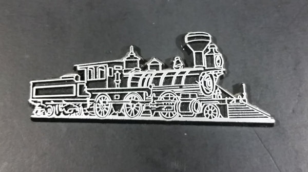 Collectible Locomotive Train Engine Black And White Railway Railroad Fridge Magnet - Treasure Valley Antiques & Collectibles