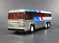1979 Buddy L 4950 Americruiser Greyhound Bus Pressed Steel Toy Car Vehicle - Missing 2 Tires