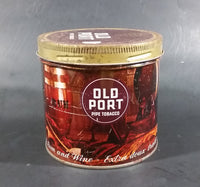 Vintage Old Port Pipe Tobacco 'Extra Mild Flavored with Rum and Wine" Tin Can - Empty - Treasure Valley Antiques & Collectibles