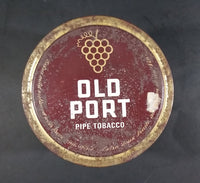 Vintage Old Port Pipe Tobacco 'Extra Mild Flavored with Rum and Wine" Tin Can - Empty - Treasure Valley Antiques & Collectibles