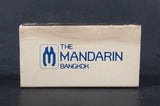 The Mandarin Bangkok, Thailand Souvenir Promo Wooden Matches Box - Half Full - Treasure Valley Antiques & Collectibles