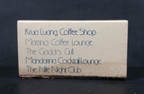 The Mandarin Bangkok, Thailand Souvenir Promo Wooden Matches Box - Half Full - Treasure Valley Antiques & Collectibles