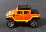 2008 Hot Wheels Hummer H2 SUT Orange 15/40 Die Cast Toy Truck SUV Car Vehicle - Treasure Valley Antiques & Collectibles