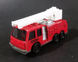 1992 Tonka Red Fire Ladder and Hook Truck DieCast Toy Vehicle - McDonald's Happy Meal