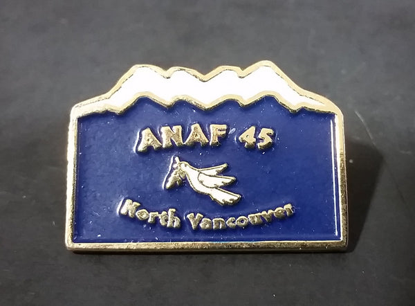 ANAF Army Navy & Air Force Veterans #45 North Vancouver Canada Mountain Lapel Pin - Treasure Valley Antiques & Collectibles