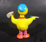 Vintage Sesame Street Big Bird as Painter Artist Applause PVC Figure 3 3/4" - Treasure Valley Antiques & Collectibles