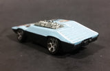 2001 Hot Wheels City Service Side Kick Metallic Pale Blue Die Cast Toy Car Vehicle - Treasure Valley Antiques & Collectibles