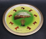 Vintage 1960s The Whitbread Gold Cup Sandown Park Round Beverage Serving Tray - Treasure Valley Antiques & Collectibles