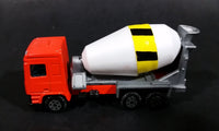 Rare 1980s Yatming Fastwheels Orange Cement Mixing Truck No. 2300 Die Cast Toy Truck Vehicle