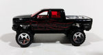 2007 Hot Wheels Dodge Ram 1500 Black w/ Red Flames Die Cast Toy Off Road Truck Vehicle - Treasure Valley Antiques & Collectibles