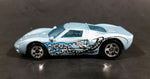 2002 Hot Wheels 1960s Ford GT-40 Octoblast Metallic Pale Blue Die Cast Toy Race Car Vehicle - Treasure Valley Antiques & Collectibles
