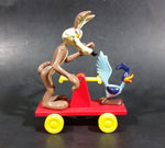 1989 McDonald's Warner Bros. Looney Tunes Wile E. Coyote & Roadrunner Train Handcar Toy Railroad Vehicle
