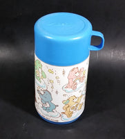 Vintage 1985 Care Bears Aladdin Blue Plastic Lunch Box and Thermos - American Greetings Corp - Treasure Valley Antiques & Collectibles