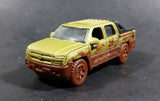 2008 Matchbox Outdoor Adventure Chevy Avalanche Truck Olive Green MB86 Die Cast Toy Car Vehicle - Treasure Valley Antiques & Collectibles