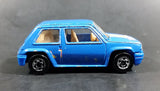 1991 Hot Wheels Renault 5 GT Turbo Blue Die Cast Toy Car Vehicle - Only Sold in Canada - Treasure Valley Antiques & Collectibles