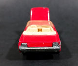 1991 Hot Wheels 1965 Ford Mustang Convertible Dark Red WW Die Cast Toy Car Vehicle - Opening Hood