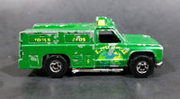 1986 Hot Wheels Workhorses Rescue Ranger Green Die Cast Toy Truck Vehicle - Treasure Valley Antiques & Collectibles