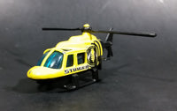 2006 Hot Wheels Aerial Attack 1989 Propper Chopper Stinger Yellow Die Cast Toy Helicopter - Treasure Valley Antiques & Collectibles