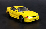 Realtoy Ford Mustang Yellow Die Cast Toy Car Vehicle - 1/64 Scale - Treasure Valley Antiques & Collectibles
