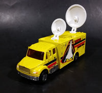 Rare Matchbox Freightliner M2 106 Satellite Aerospace Tracking Vehicle Truck Yellow 18 Die Cast Toy Vehicle - Treasure Valley Antiques & Collectibles