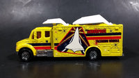 Rare Matchbox Freightliner M2 106 Satellite Aerospace Tracking Vehicle Truck Yellow 18 Die Cast Toy Vehicle - Treasure Valley Antiques & Collectibles