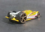 2009 Hot Wheels Duel Fueler Yellow Metalflake Mustard Die Cast Toy Car Vehicle