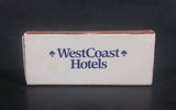 West Coast Hotels Wooden Matches Box Pack Travel Souvenir Promotional Collectible - Half full - Treasure Valley Antiques & Collectibles