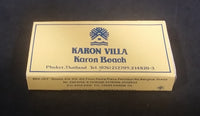 Vintage Karon Villa Karon Beach Phuket Thailand Full Wooden Matches Box Pack - Treasure Valley Antiques & Collectibles