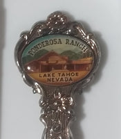 Vintage Ponderosa Ranch Lake Tahoe, Nevada Travel Souvenir Collectible Silver Plated Spoon - Treasure Valley Antiques & Collectibles