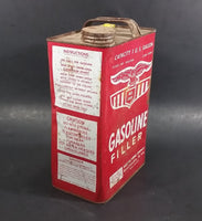 Vintage Eagle No. 1001 Gasoline Filler 1 U.S. Gallon Empty Can (No Spout) - Wellsburg, W. VA - Treasure Valley Antiques & Collectibles