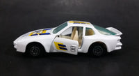 1980s Yatming Porsche 944 Turbo Motor Sport 44 White No. 1089 Die Cast Toy Car Vehicle - Treasure Valley Antiques & Collectibles